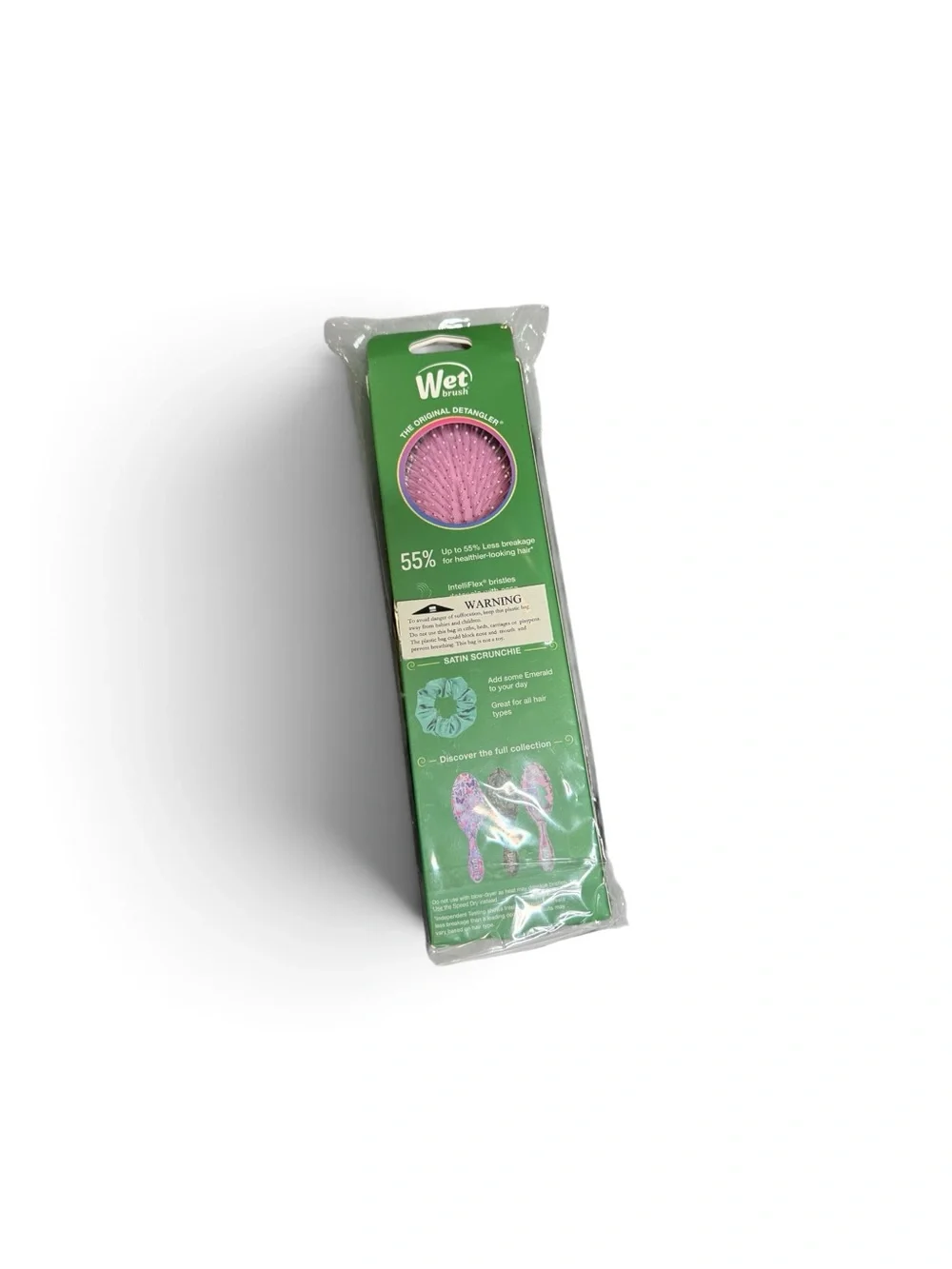 💜💚WET BRUSH💜💚Wicked True Friendship Detangler Brush & Satin Scrunchie/NIP